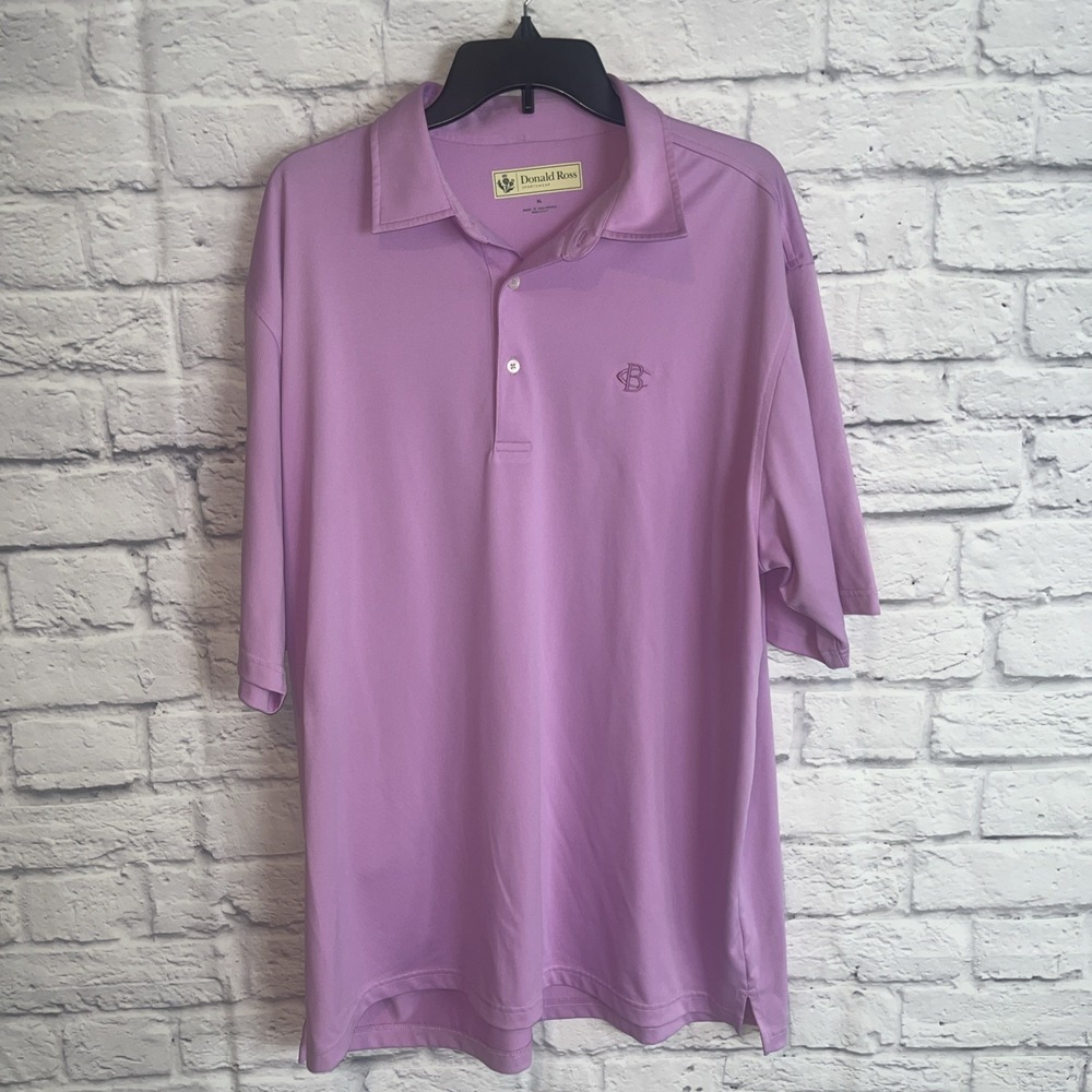 Donald Ross Men's Golf Performance Stretch Short Sleeve Pullover Polo XL
